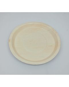 Disposable Plates Areca Leaf Plate 100% Biodegradable Round Plate (30 cm) 12 Inches (Pack of 10) 
